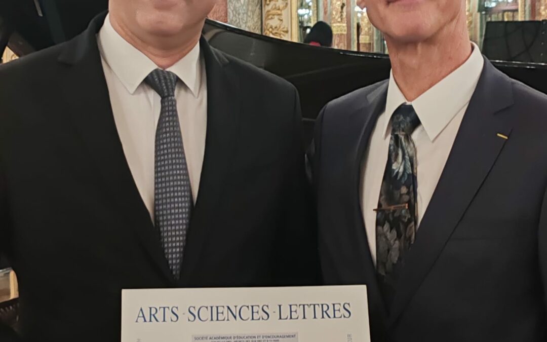 L’Ordre Lafayette félicite Franck Peinaud, médaillé d’étain