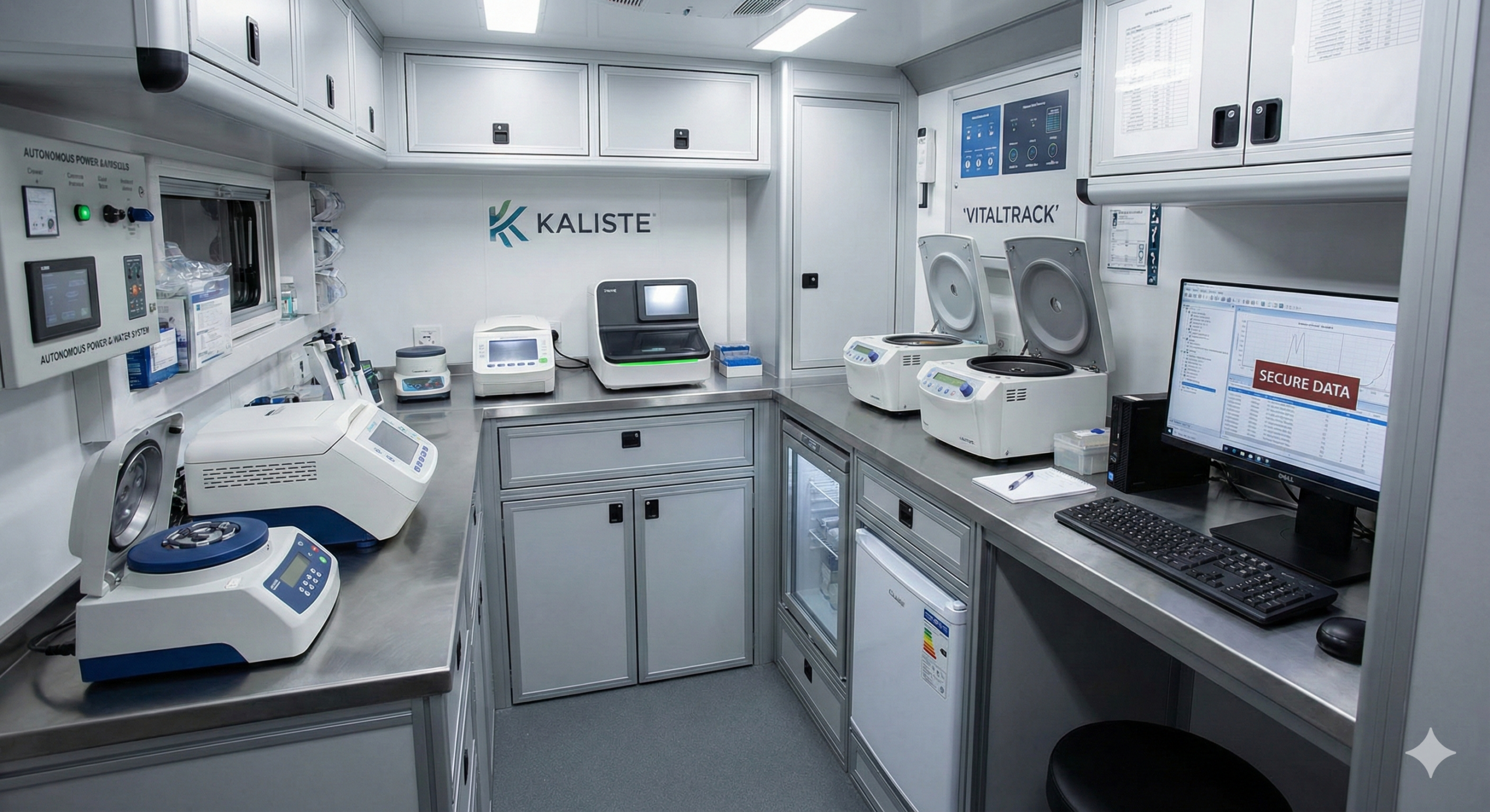 Vue intérieure du laboratoire ADN Vitaltrack