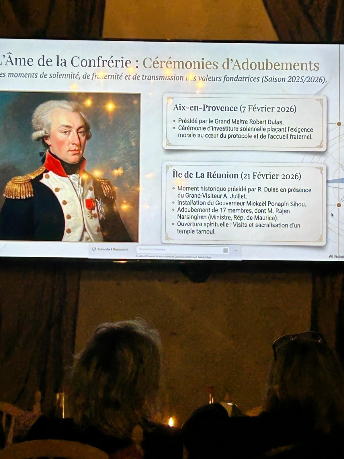 Écran de présentation Lafayette