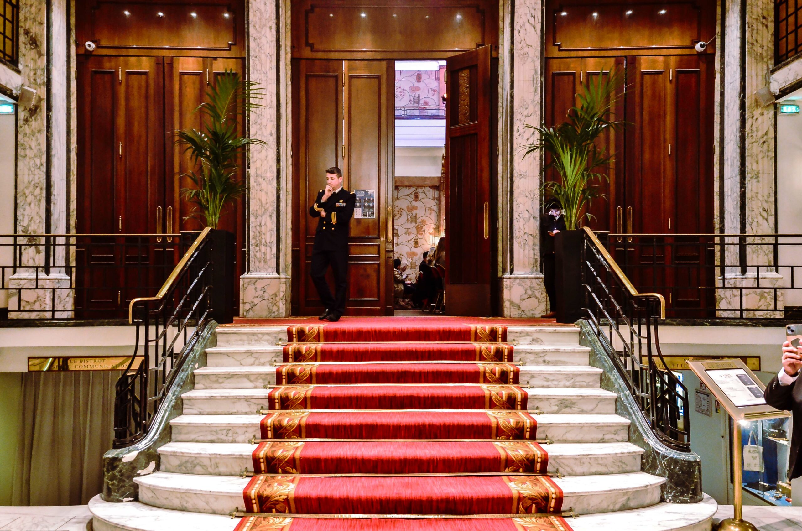 Accueil des invités